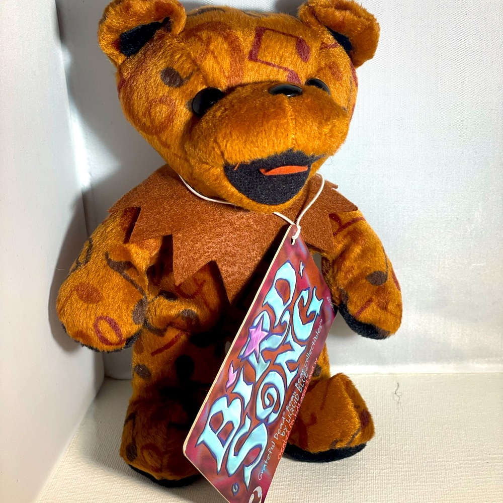 Blue Liquid Grateful Dead Beanie Bear Collectible